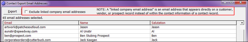 13Contacts - Export Email2